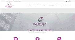 Desktop Screenshot of epsilon-informatique.fr